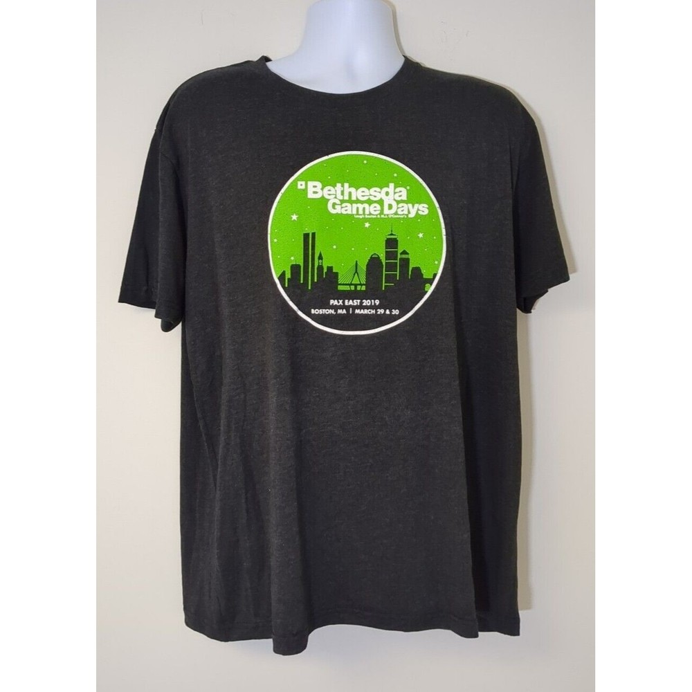 PAX East 2019 Bethesda Game Days T-Shirt Size XL Video Game VTG NEW‎